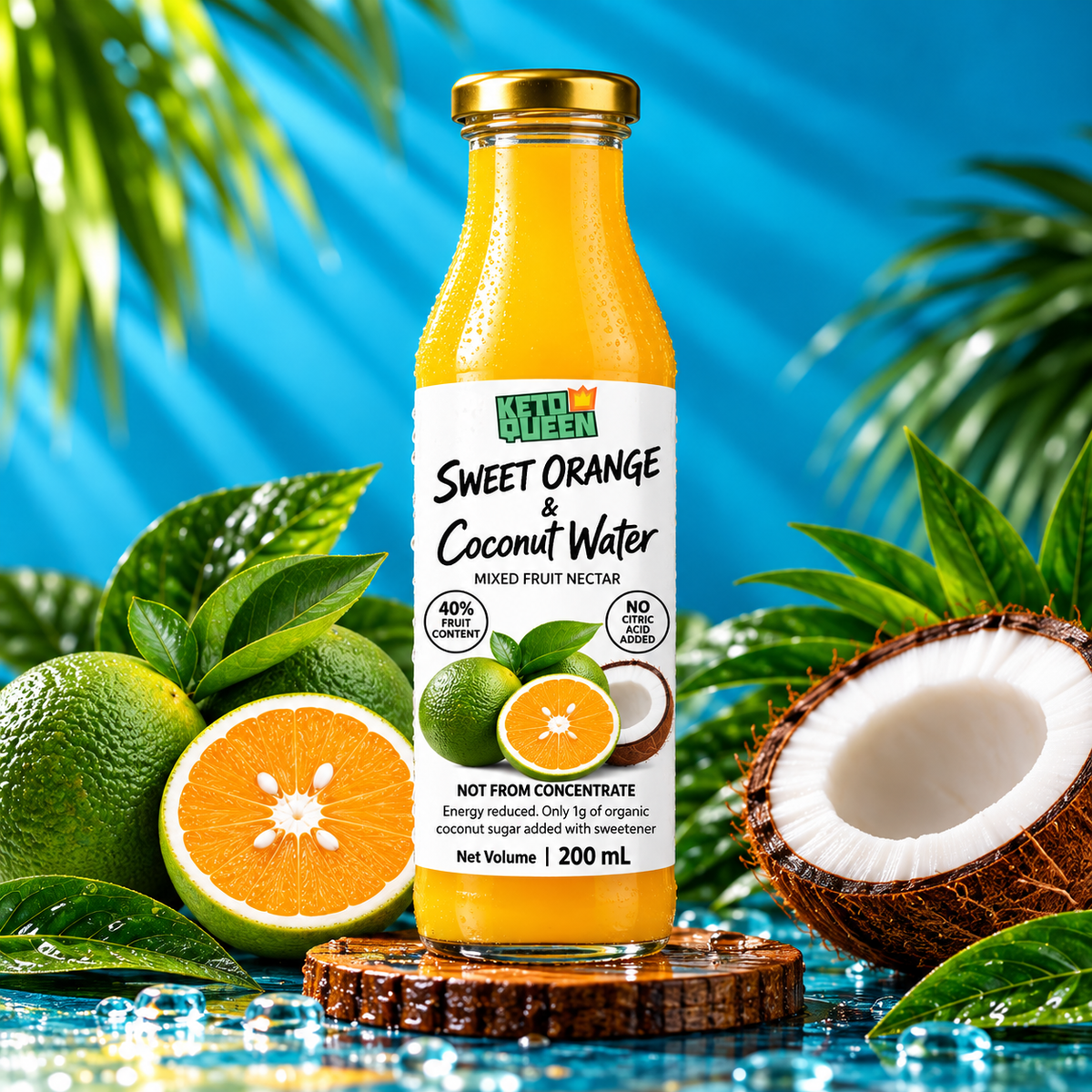 Sweet Orange & Coconut Water (200ml)