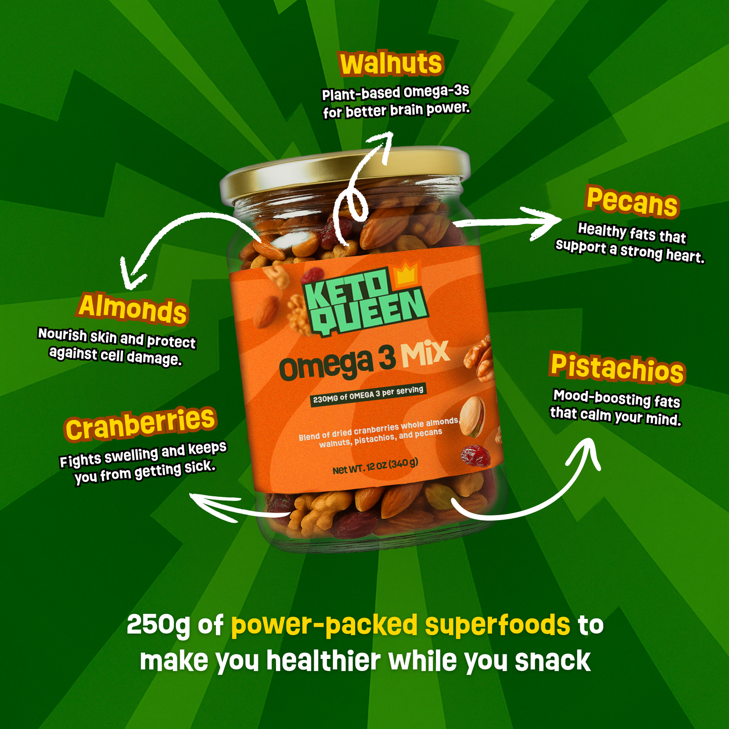 Omega-3 Nut Mix (250g)