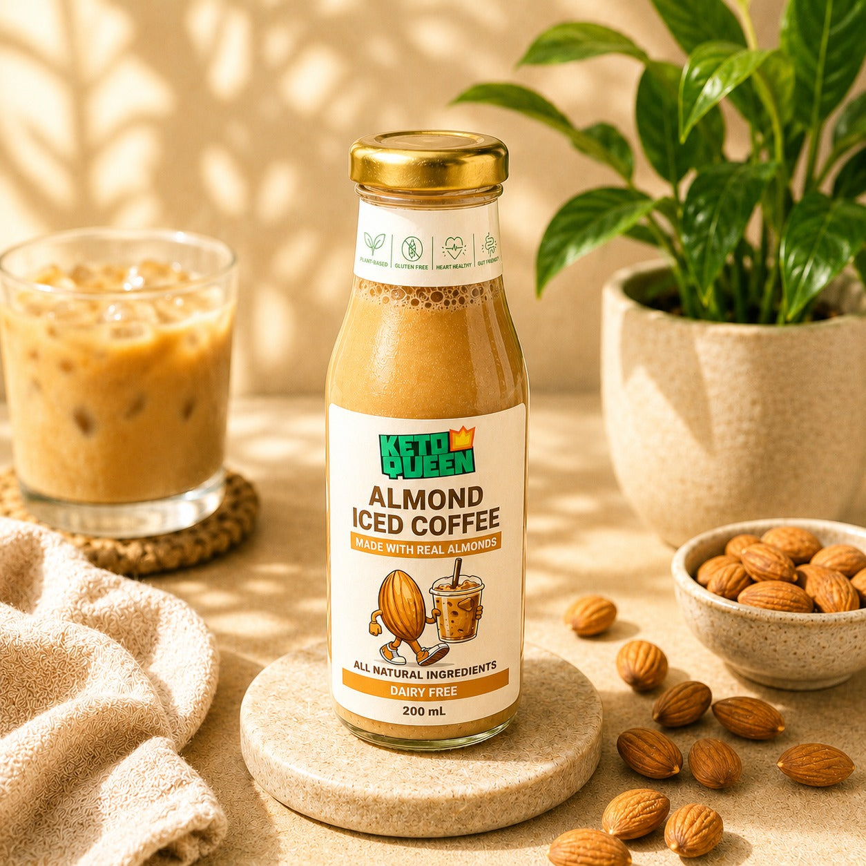 Almond Milk Ice Coffee (200ml)