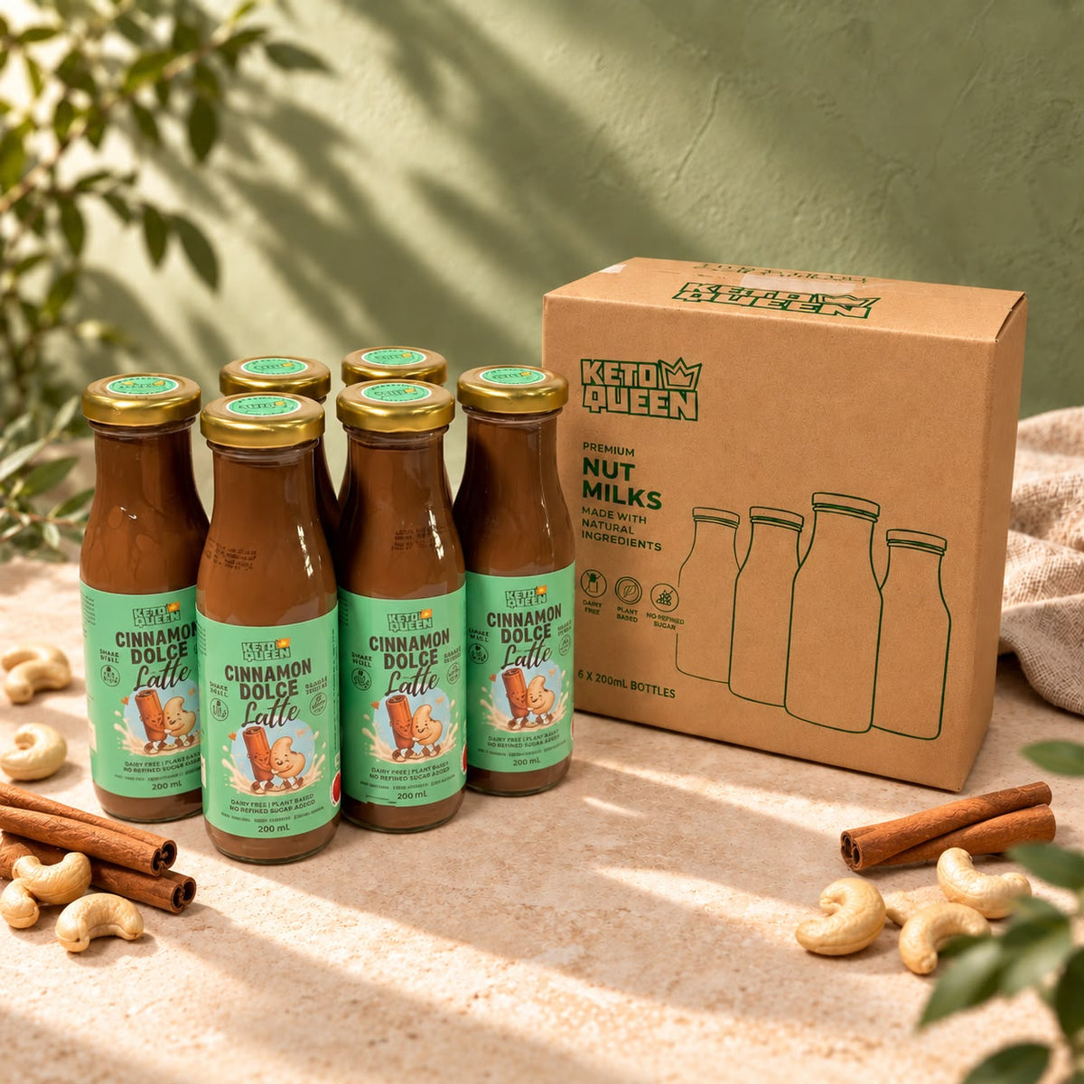 Cashew Milk & Cinnamon Latte (200ml)
